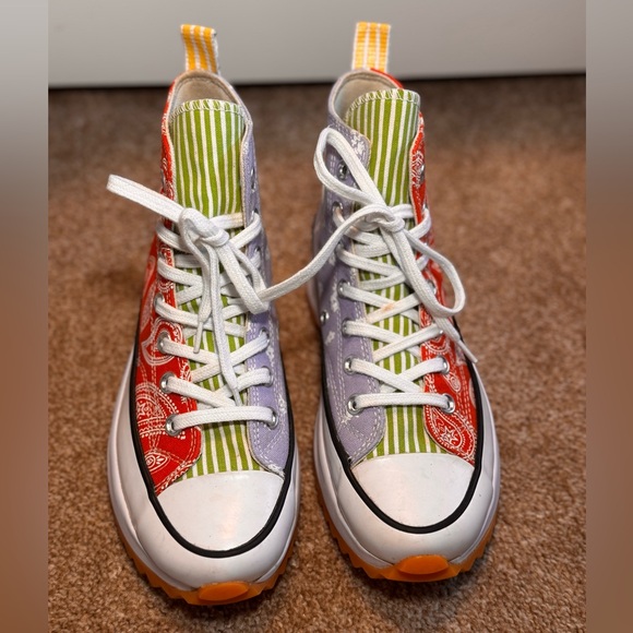 Converse Run Star Hike Platform High 'Floral & Paisley' Women Shoe Size 6.5 - Picture 3 of 15